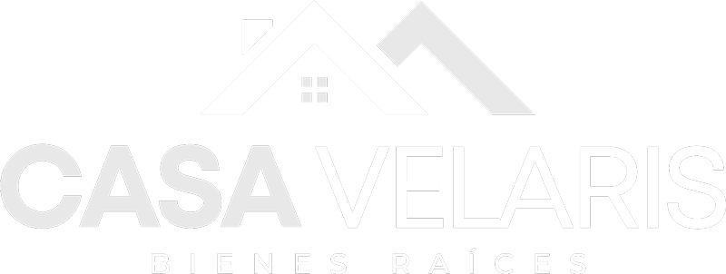 Casa Velaris bienes raices en puebla logo blanco